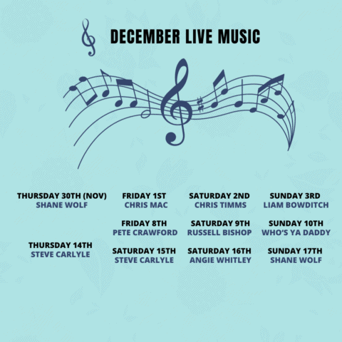 December Live Music (a3) (1587 X 1123 Px) (instagram Post)
