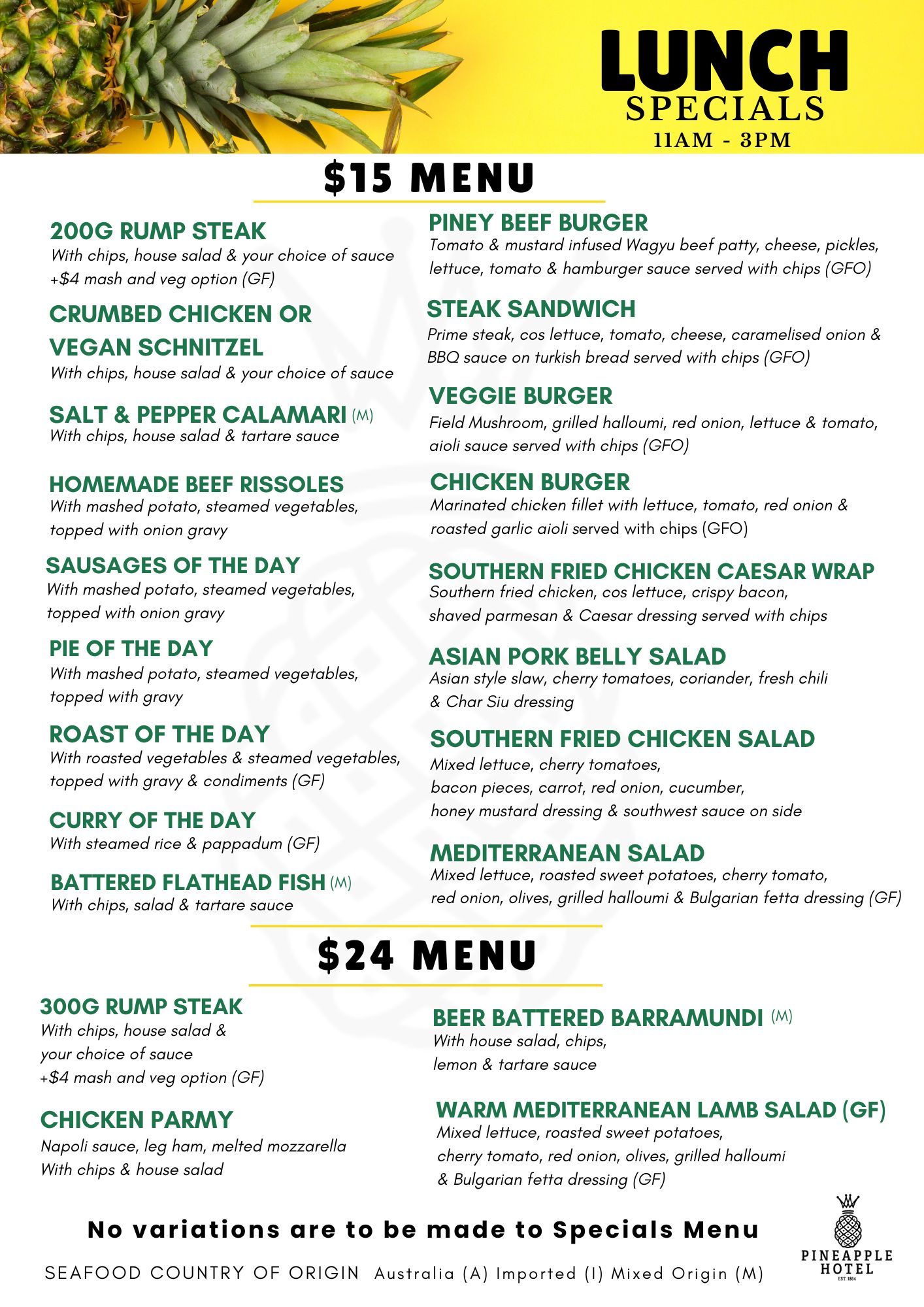 Lunch Specials Menu (2)