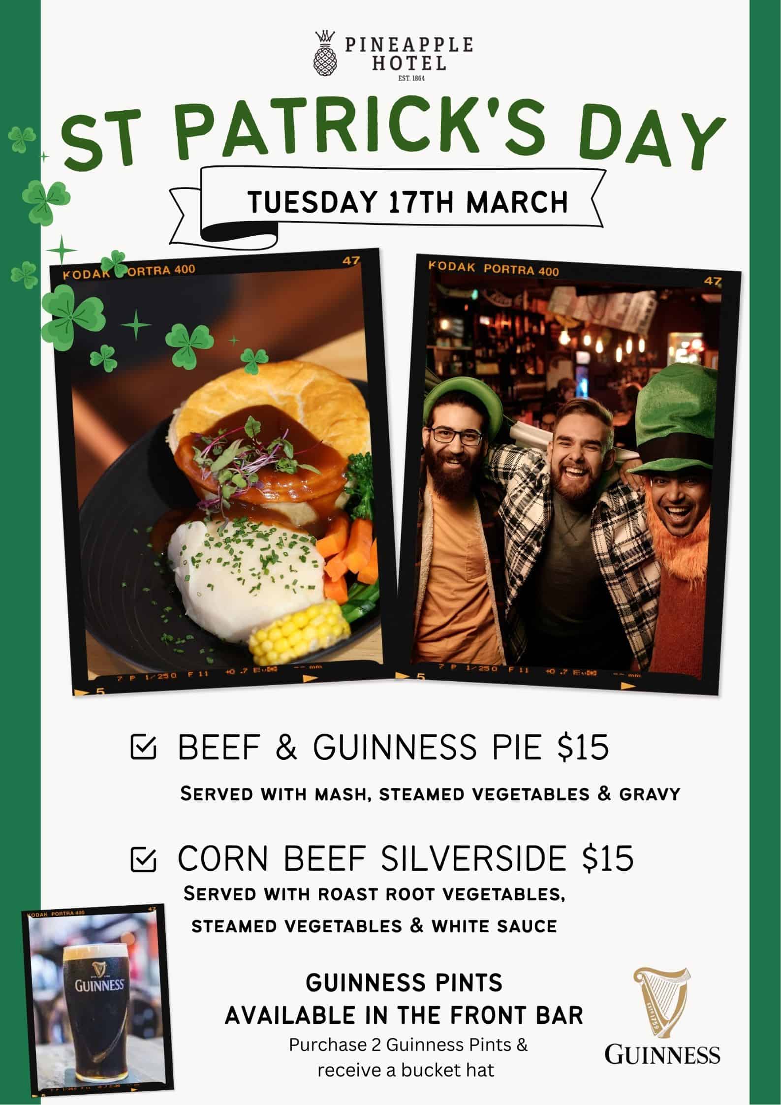 St Patrick Day Food Specials